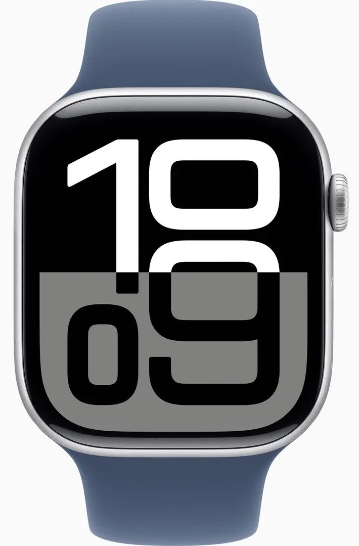 Смарт-часы Apple Watch Series 10 GPS 46mm Sport Band M/L (Silver/Denim)