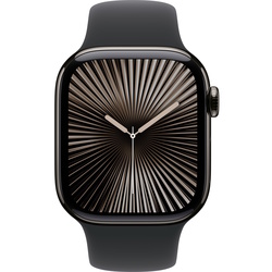 Ceas inteligent Apple Watch Series 10 GPS + Cellular 42mm Sport Band M/L (Slate/Black) Thumb