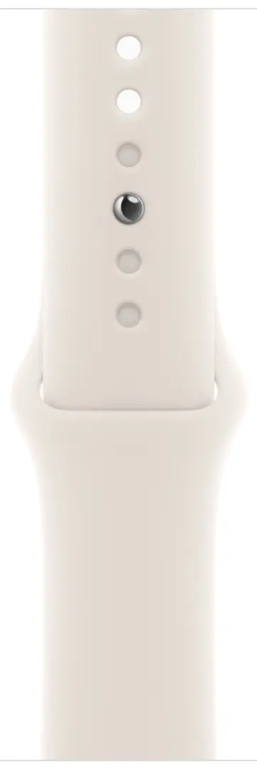 Ceas inteligent Apple Watch Series 10 GPS + Cellular 42mm Sport Band S/M (Gold/Starlight)