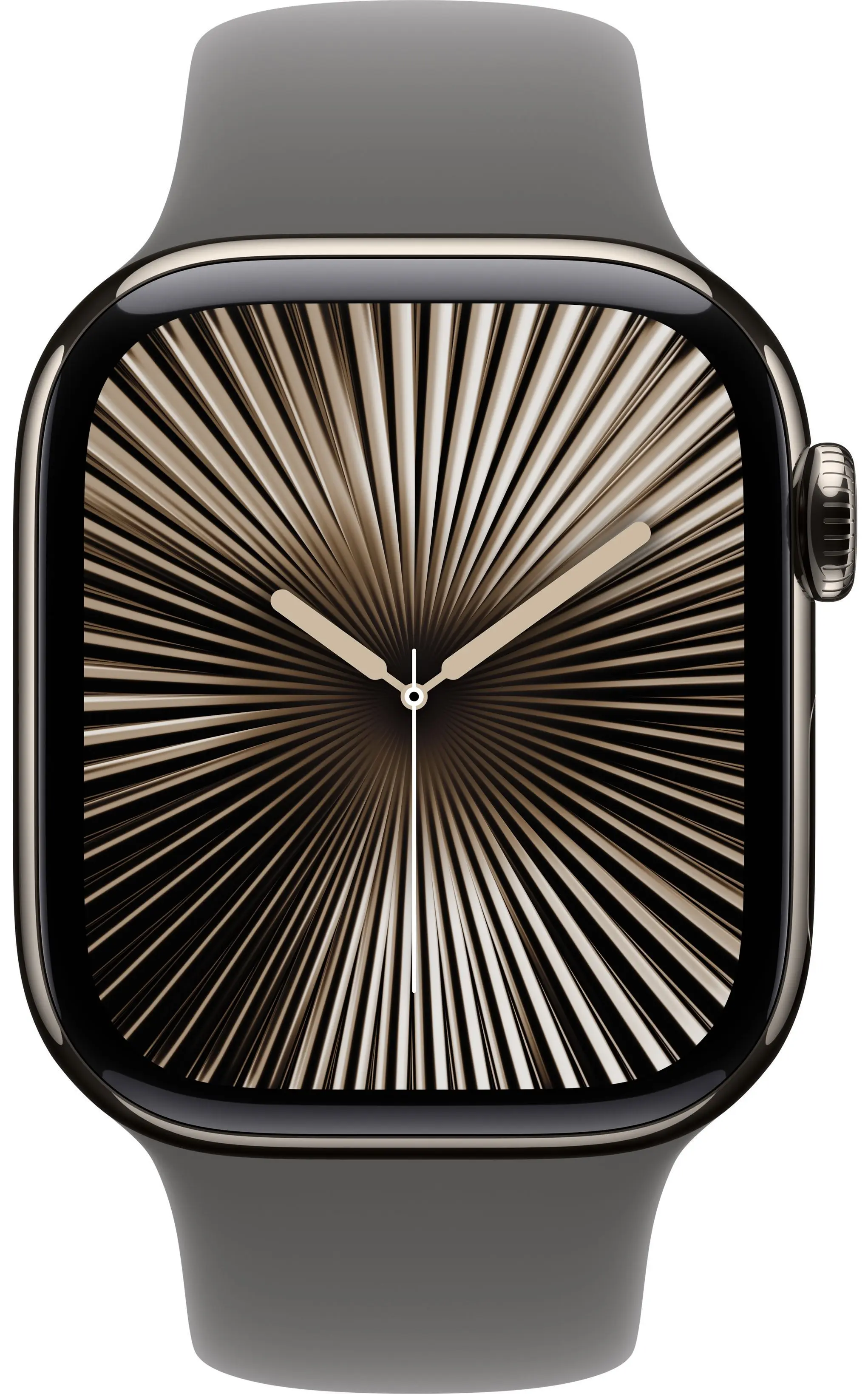 Смарт-часы Apple Watch Series 10 GPS + Cellular 42mm Sport Band S/M (Natural Titanium/Stone Gray)