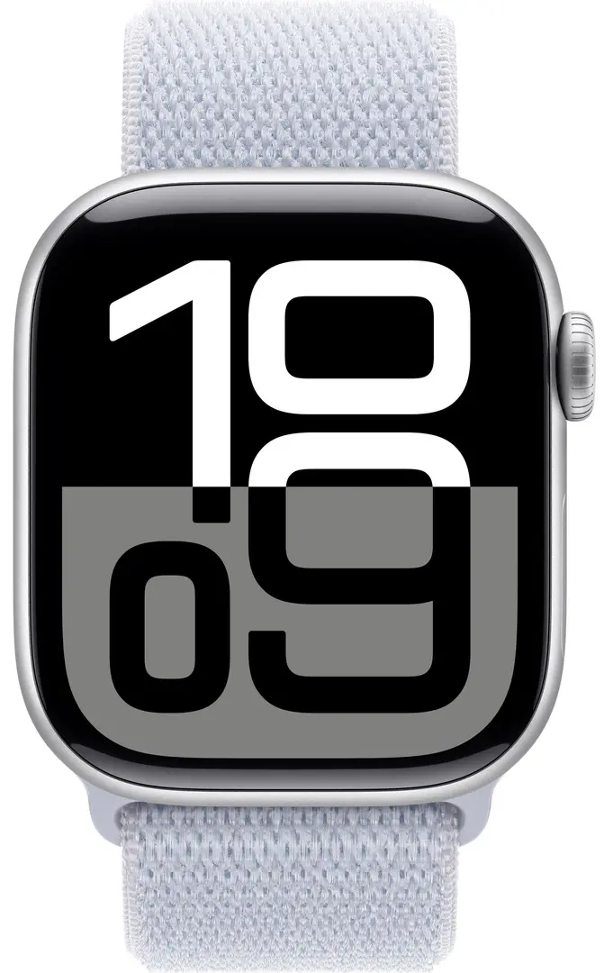Смарт-часы Apple Watch Series 10 GPS + Cellular 42mm Sport Loop (Silver/Blue Cloud)