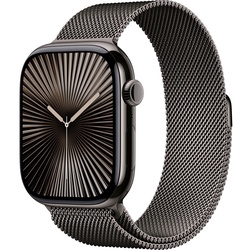 Ceas inteligent Apple Watch Series 10 GPS + Cellular 46mm Milanese Loop S/M (Slate)