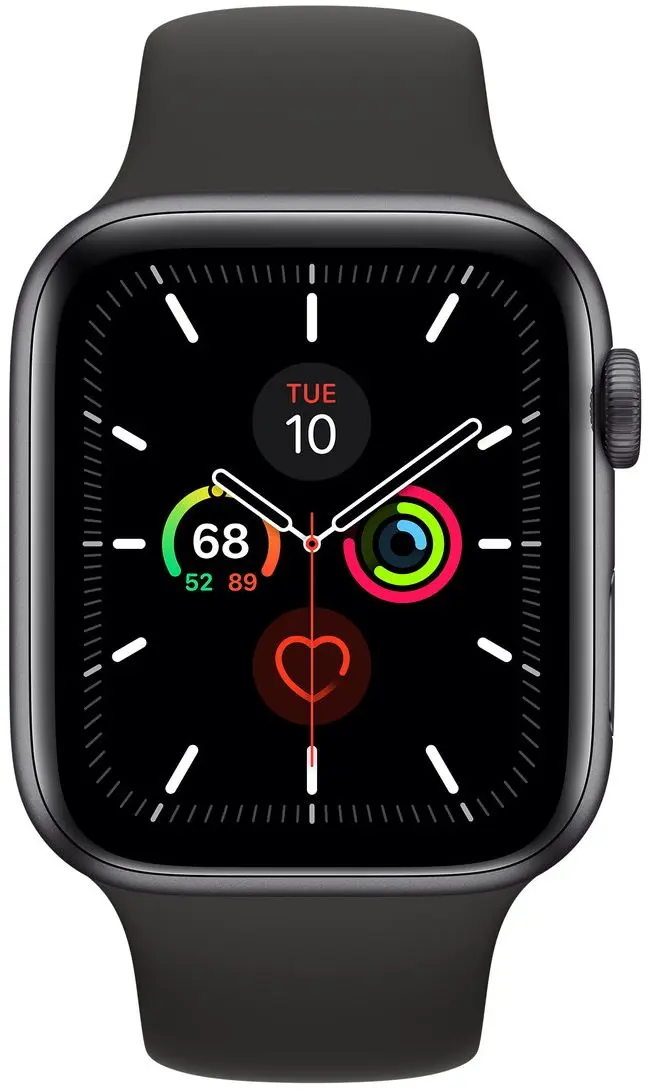 Ceas inteligent Apple Watch Series 5 GPS + Cellular 44mm (Space Gray/Black)