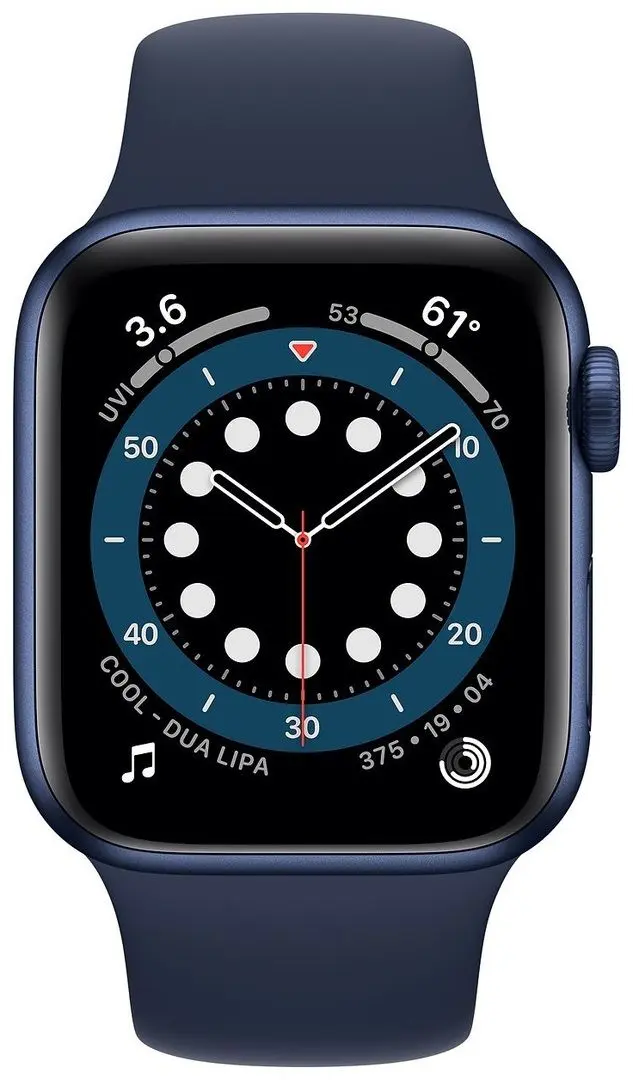 Ceas inteligent Apple Watch Series 6 GPS 40mm Sport Band (Blue Aluminum/Deep Navy)
