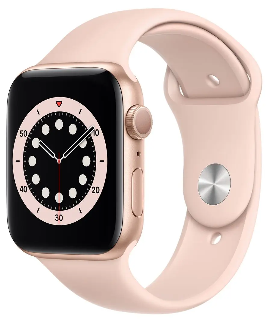 Ceas inteligent Apple Watch Series 6 GPS 40mm Sport Band (Gold Aluminium/Pink Sand)