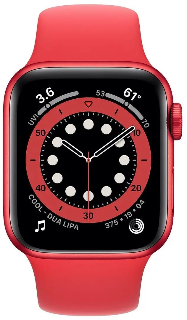 Ceas inteligent Apple Watch Series 6 GPS 40mm Sport Band (Red Aluminum/Red)