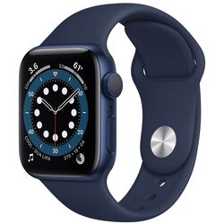 Ceas inteligent Apple Watch Series 6 GPS 44mm Sport Band (Blue Aluminum/Deep Navy)