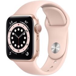 Ceas inteligent Apple Watch Series 6 GPS 44mm Sport Band (Gold Aluminum/Pink Sand)
