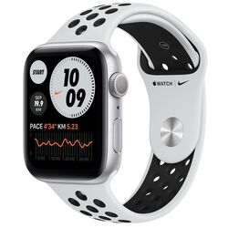 Ceas inteligent Apple Watch Series 6 GPS 44mm Sport Band (Platinum/Black)