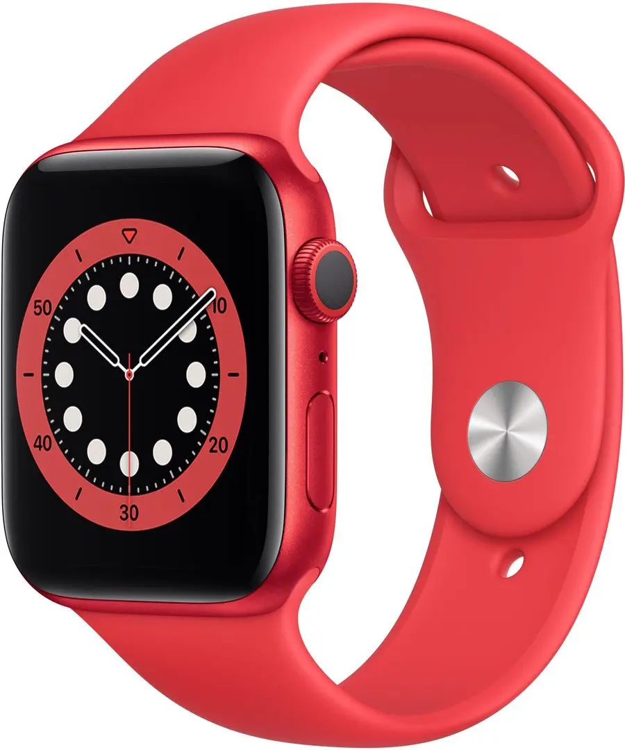 Ceas inteligent Apple Watch Series 6 GPS 44mm Sport Band (Red)