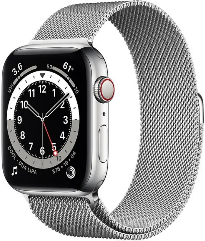 Ceas inteligent Apple Watch Series 6 GPS + Cellular 44mm Silver Milanese Loop (Silver Stainless Steel)