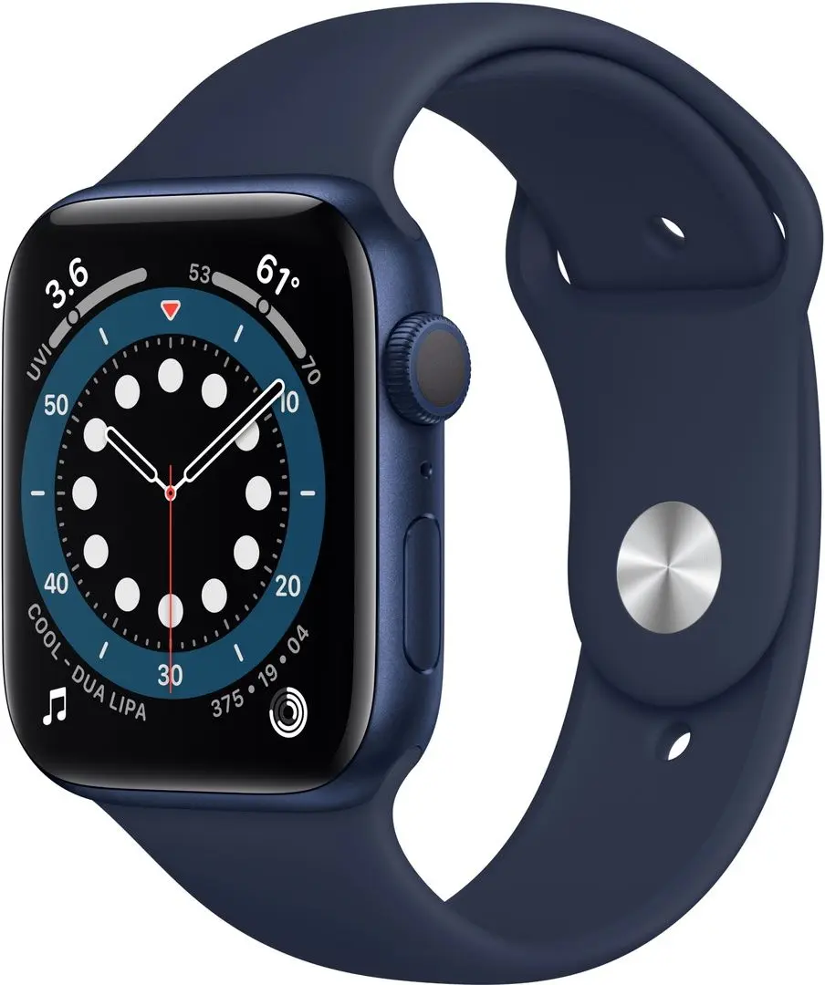 Смарт-часы Apple Watch Series 6 GPS + Cellular 44mm Sport Band Deep Navy (Blue Aluminium)
