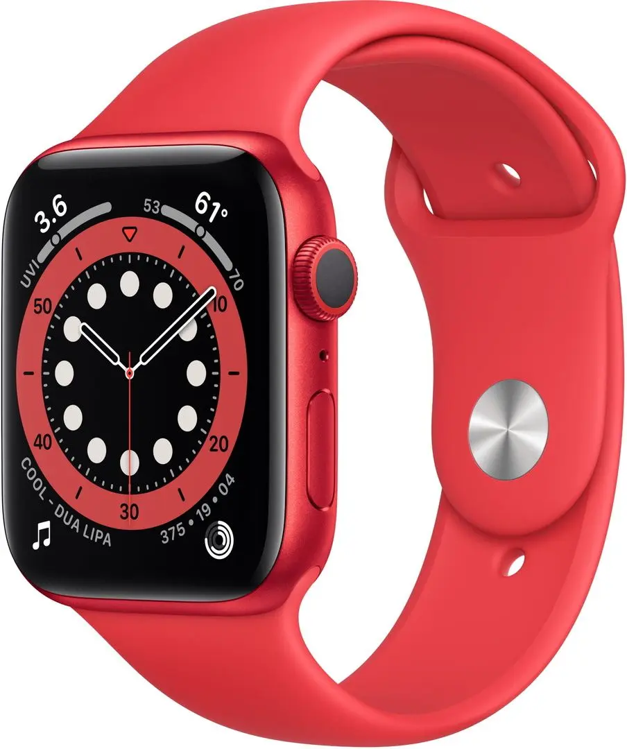 Смарт-часы Apple Watch Series 6 GPS + Cellular 44mm Sport Band Red (Red Aluminium)