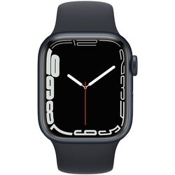 Ceas inteligent Apple Watch Series 7 GPS 45 mm Sport Band (Black) Thumb