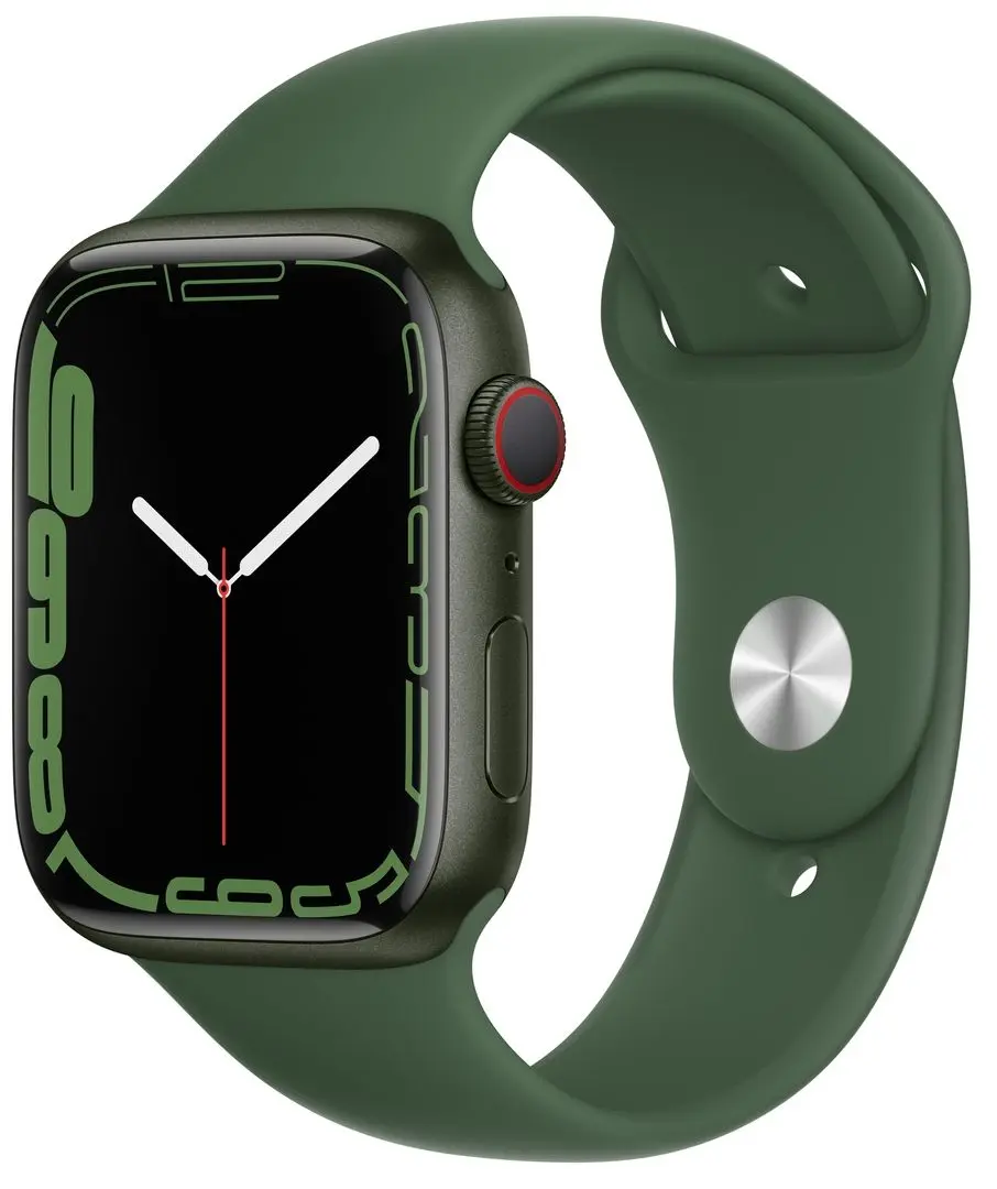 Ceas inteligent Apple Watch Series 7 GPS 45 mm Sport Band (Green)