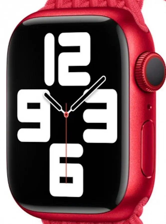 Смарт-часы Apple Watch Series 7 GPS 45mm Braided Solo Loop (Red)
