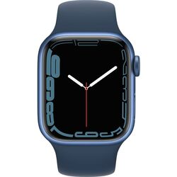 Смарт-часы Apple Watch Series 7 GPS 45mm Sport Band (Blue/Abyss Blue)