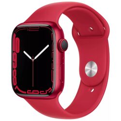 Ceas inteligent Apple Watch Series 7 GPS 45mm Sport Band (Red)