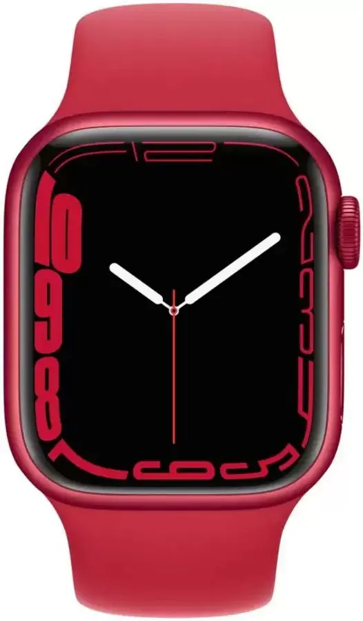 Ceas inteligent Apple Watch Series 7 GPS + Cellular 41 mm Sport Band (Red)