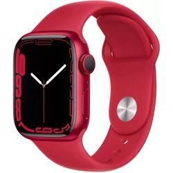 Ceas inteligent Apple Watch Series 7 GPS + Cellular 41 mm Sport Band (Red)