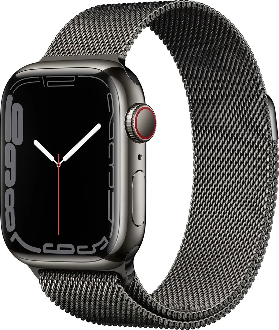 Смарт-часы Apple Watch Series 7 GPS + Cellular 41mm Milanese Loop (Graphite)