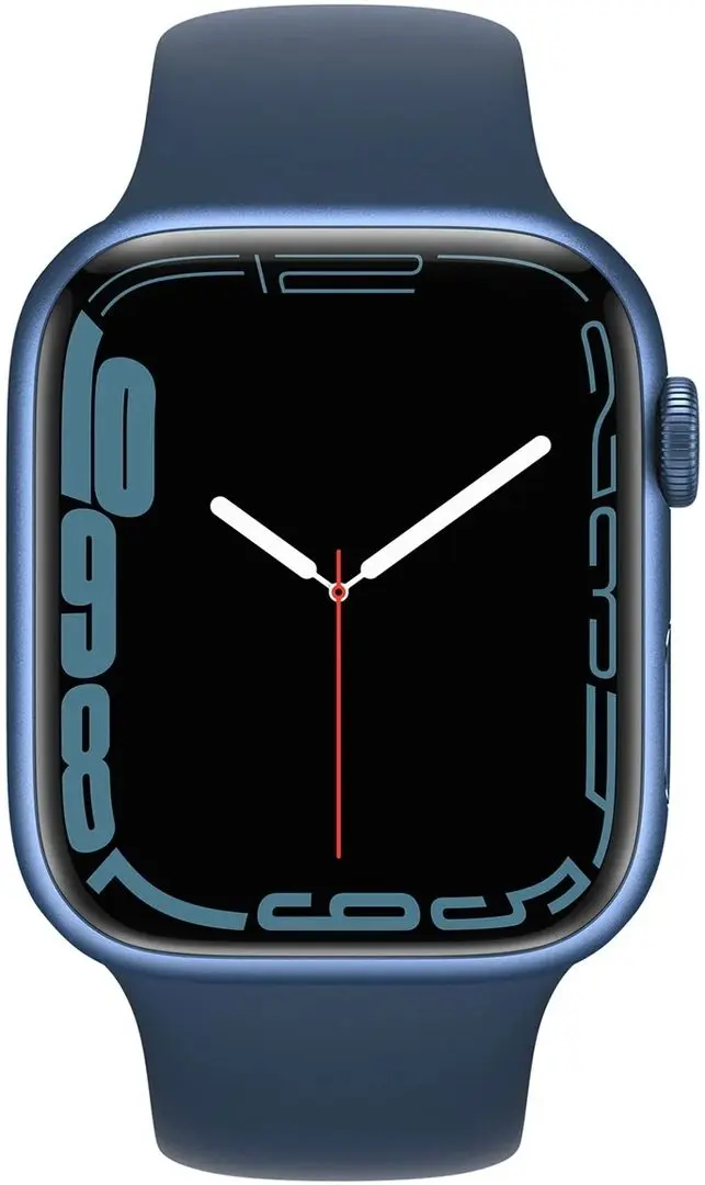 Ceas inteligent Apple Watch Series 7 GPS + Cellular 41mm Sport Band (Abyss Blue)