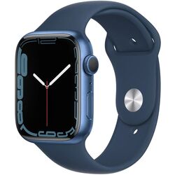 Ceas inteligent Apple Watch Series 7 GPS + Cellular 45 mm Sport Band (Abyss Blue)