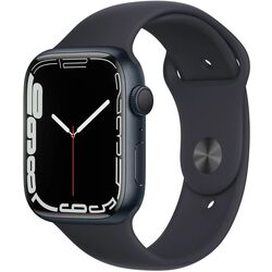 Ceas inteligent Apple Watch Series 7 GPS + Cellular 45 mm Sport Band (Midnight)