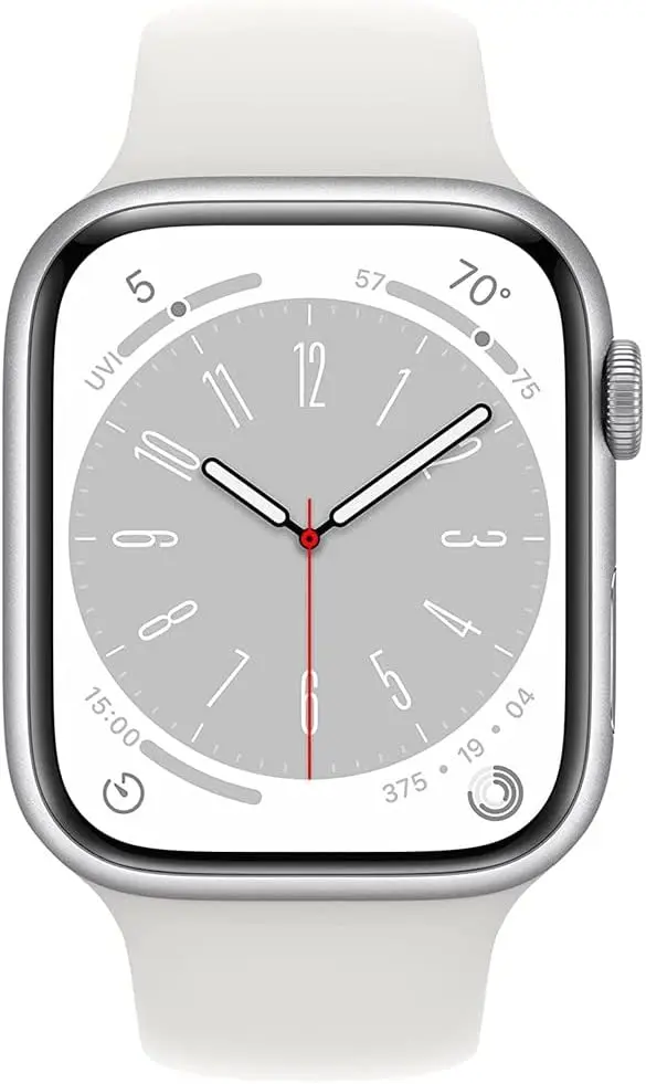 Смарт-часы Apple Watch Series 8 GPS 41mm Sport Band (Silver/White)