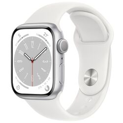 Смарт-часы Apple Watch Series 8 GPS 41mm Sport Band (Silver/White)
