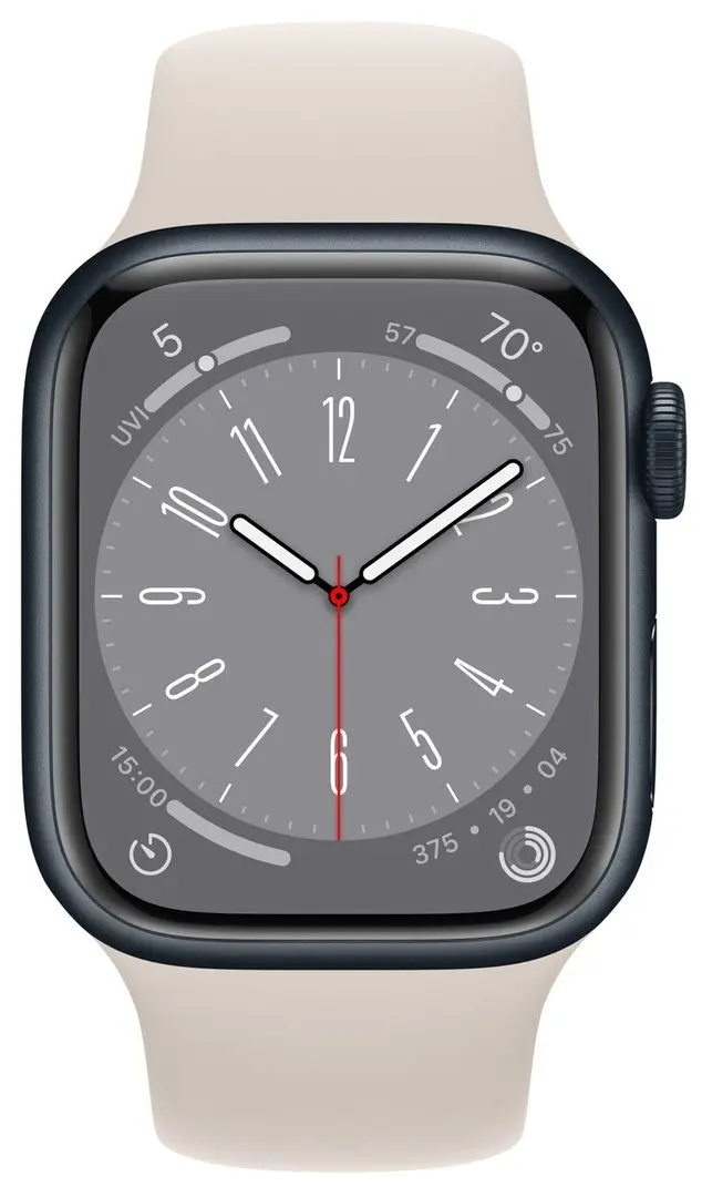 Ceas inteligent Apple Watch Series 8 GPS 45mm Sport Band (Bej)