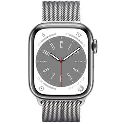 Смарт-часы Apple Watch Series 8 GPS + Cellular 45mm Milanese Loop (Silver) Thumb