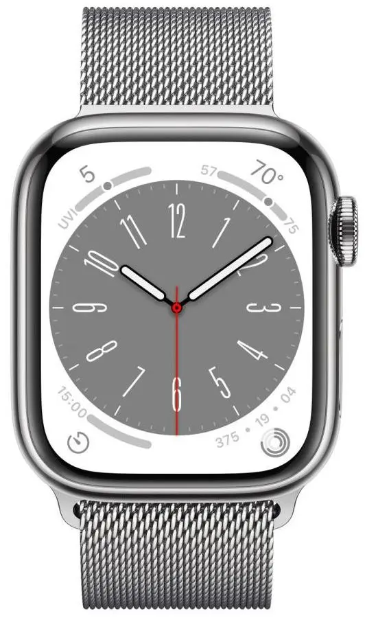 Смарт-часы Apple Watch Series 8 GPS + Cellular 45mm Milanese Loop (Silver)
