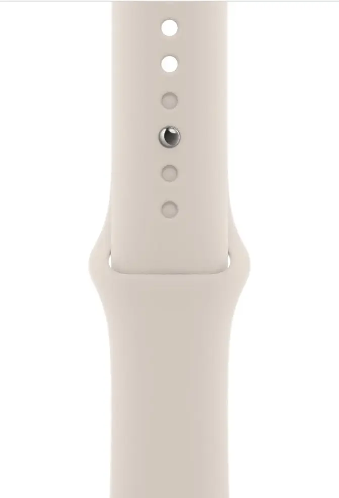 Ceas inteligent Apple Watch Series 8 GPS + Cellular 45mm Sport Band (Starlight)