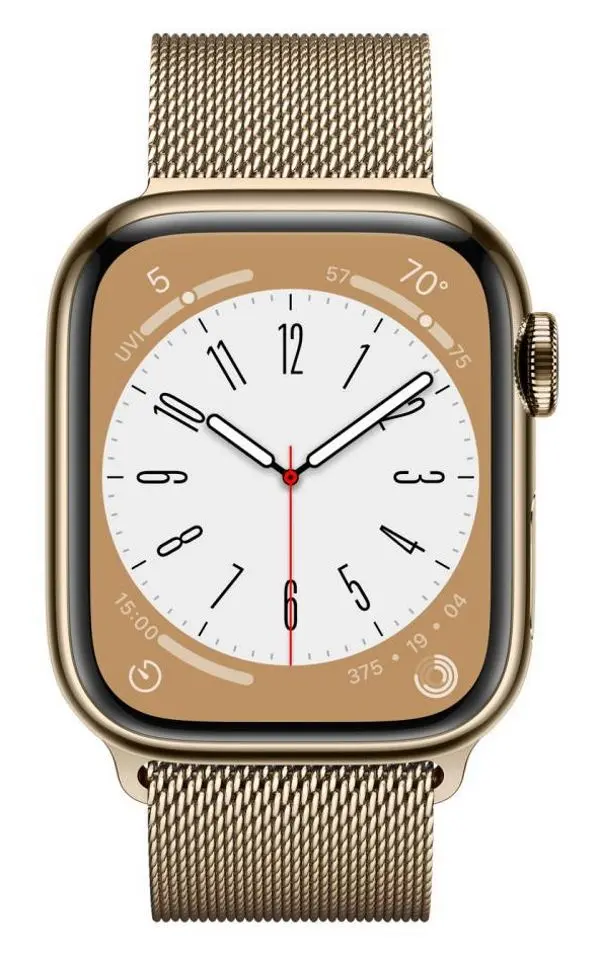 Смарт-часы Apple Watch Series 8 GPS + LTE 41mm Milanese Loop (Gold)