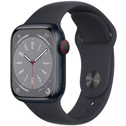 Ceas inteligent Apple Watch Series 8 GPS + LTE 41mm Sport Band (Midnight)