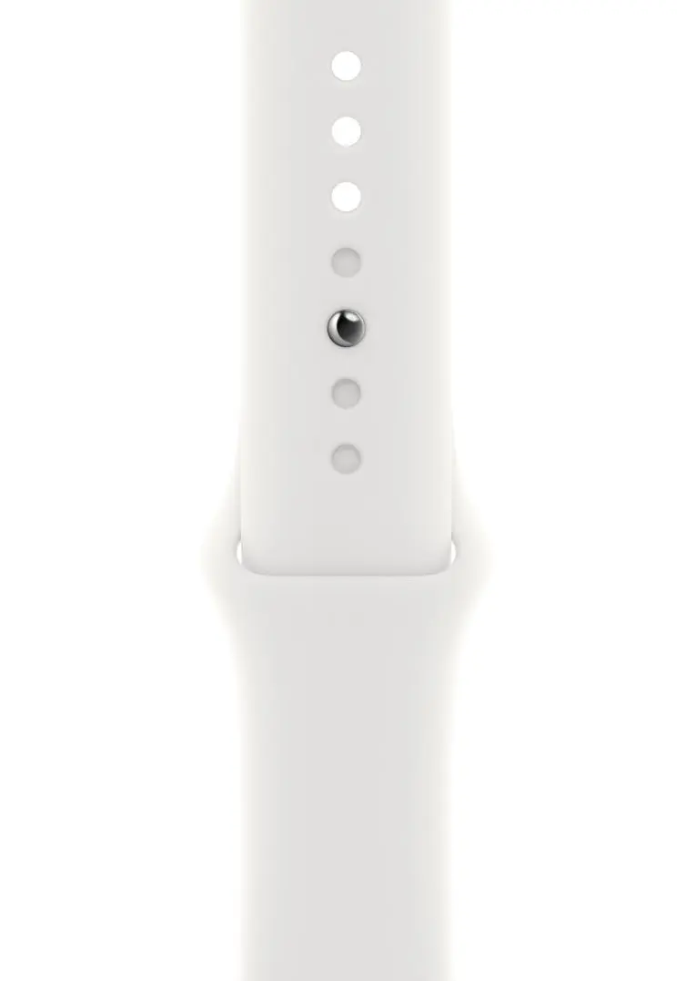 Смарт-часы Apple Watch Series 8 GPS + LTE 45mm Sport Band (Silver/White)