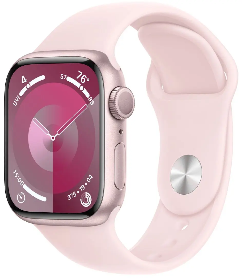 Ceas inteligent Apple Watch Series 9 GPS 41mm Sport Band (Light Pink)