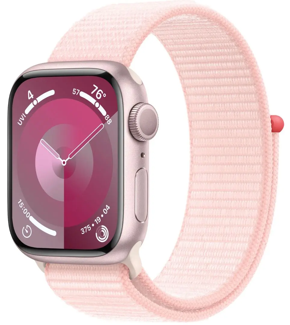 Ceas inteligent Apple Watch Series 9 GPS 41mm Sport Loop (Pink)