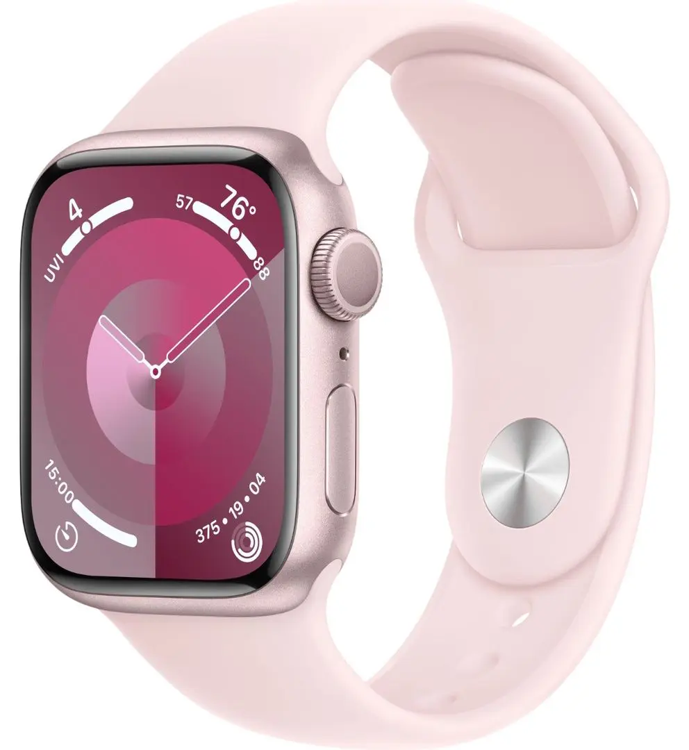Ceas inteligent Apple Watch Series 9 GPS 45mm Sport Band M/L (Pink)