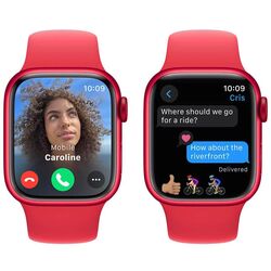 Смарт-часы Apple Watch Series 9 GPS 45mm Sport Band M/L (Red) Thumb