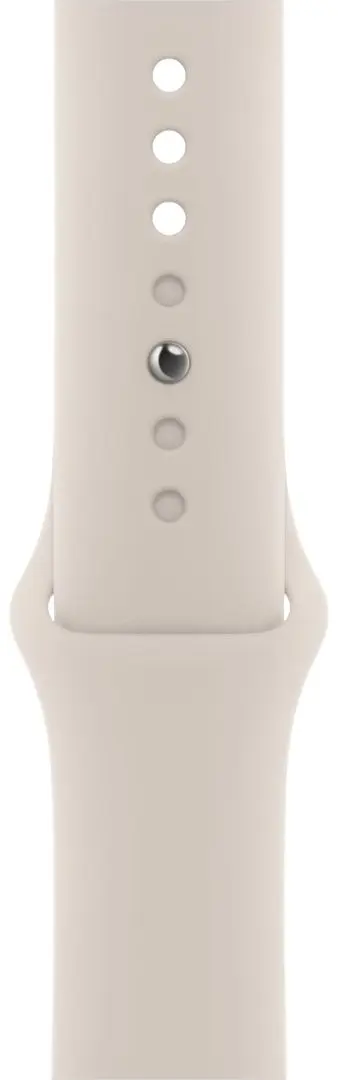 Ceas inteligent Apple Watch Series 9 GPS 45mm Sport Band S/M (Starlight)