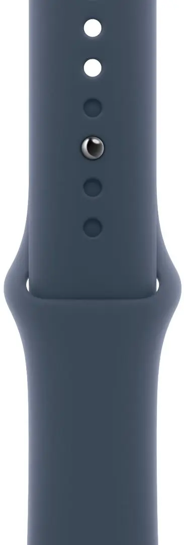 Ceas inteligent Apple Watch Series 9 GPS + LTE 41mm Sport Band M/L (Silver/Blue)