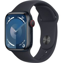 Ceas inteligent Apple Watch Series 9 GPS + LTE 41mm Sport Band S/M (Midnight)