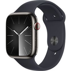 Ceas inteligent Apple Watch Series 9 GPS + LTE 45mm Sport Band M/L (Graphite)