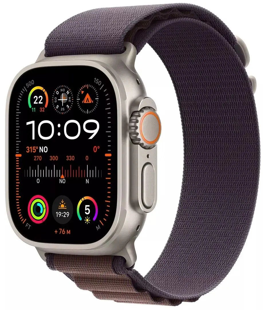 Ceas inteligent Apple Watch Ultra 2 GPS + Cellular 49mm Alpine Loop L (Titanium/Indigo)