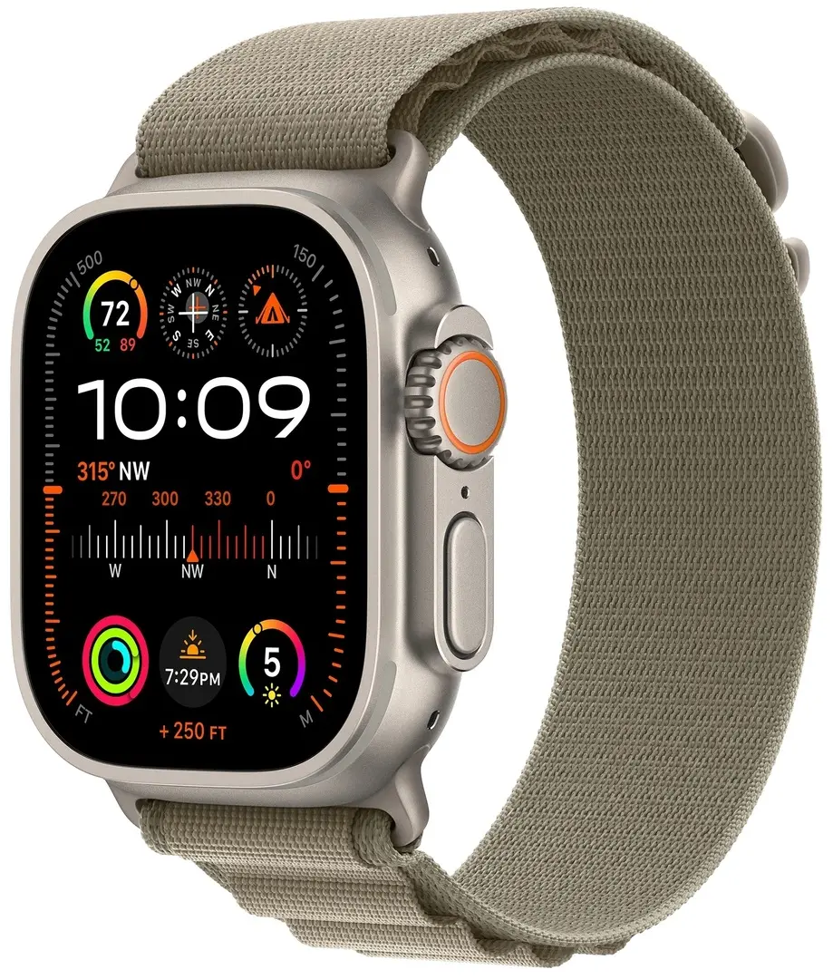 Смарт-часы Apple Watch Ultra 2 GPS + Cellular 49mm Alpine Loop L (Titanium/Olive)