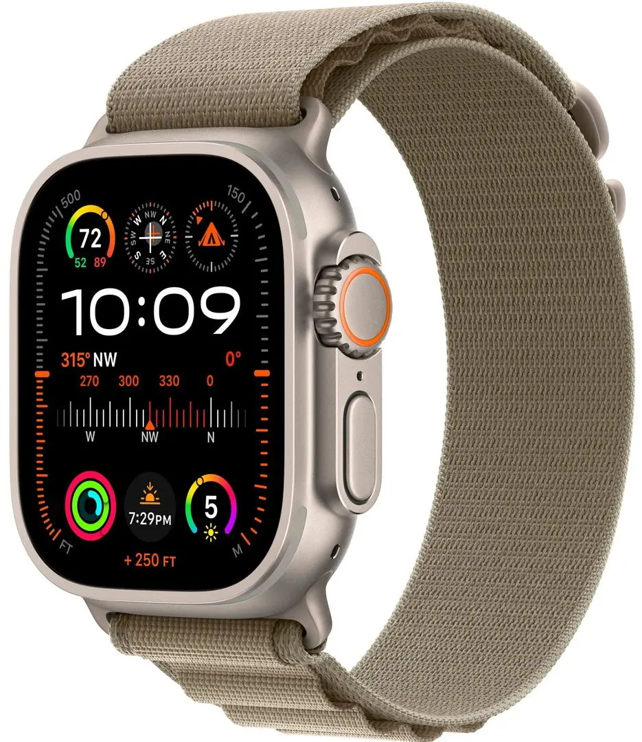 Смарт-часы Apple Watch Ultra 2 GPS + Cellular 49mm Alpine Loop M (Titanium/Olive)