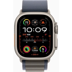 Ceas inteligent Apple Watch Ultra 2 GPS + Cellular 49mm Alpine Loop S (Titanium/Blue)