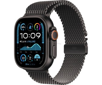 Ceas inteligent Apple Watch Ultra 2 GPS + Cellular 49mm Titanium Milanese Loop M (Black)